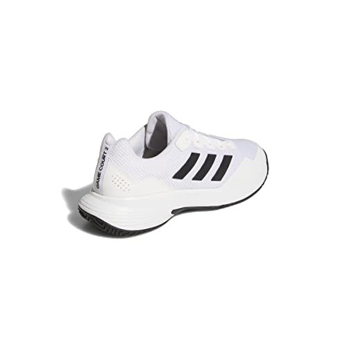 adidas Gamecourt 2M tennisschoenen voor heren, Veelkleurig (Ftwbla Negbás Ftwbla), 44.5 EU