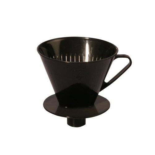 Koffiefilters voor 4 kopjes met kunststof voetstuk