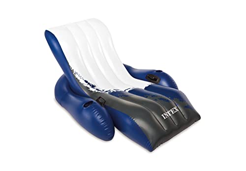 Intex Floating Recliner Lounge - opblaasbare badelounge, meerkleurig, 180 x 135 cm