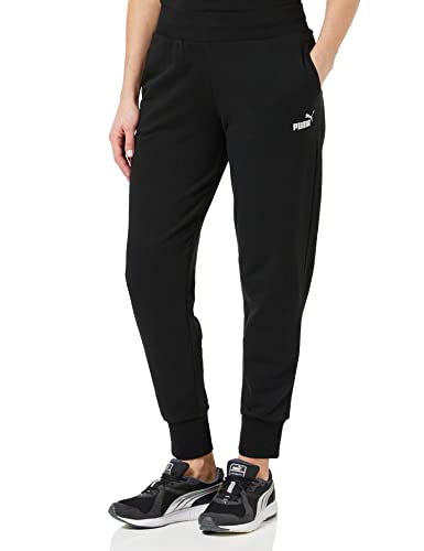 Puma Damen Jogginghose ESS Sweatpants TR cl, Black, M, 586842