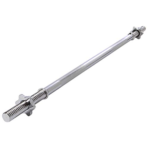 ScSPORTS Halterstang, 120 cm, 30 mm, Incl. Schroefsluitingen, Barbell, tot 110 kg belastbaar