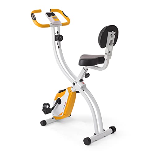 Ultrasport F-Bike 200B, fietstrainer, hometrainer, fitnessbike LCD-trainingscomputer, opvouwbare hometrainer, maximaal gebruikersgewicht 110kg, hartslagmeting, 8 weerstandsniveaus, handdoekhouder