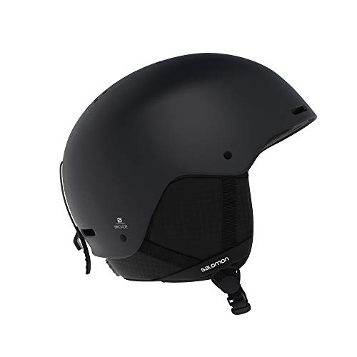 SALOMON BRIGADE Heren Skihelm, Zwart, S (53-56 cm)