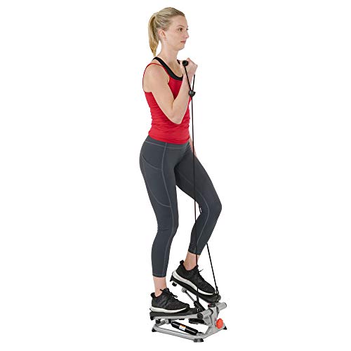 Sunny Health and Fitness Sunny Health & Fitness Unisex's Total Body Stepper Machine-SF-S0978 Step Machine, Grijs, One Size