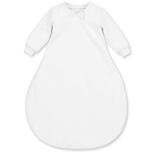 Sterntaler Lichte slaapzak voor baby's, met mouwen, ritssluiting, maat: 50, wit