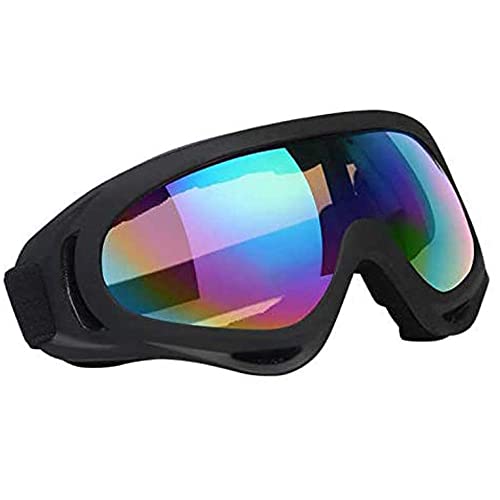 Vicloon Skibril, skibril, snowboardbril, uv-bescherming, compatibel, anti-condens, skibril, sportbril voor skiën, motorfietsen, fietsen, skaten, uniseks