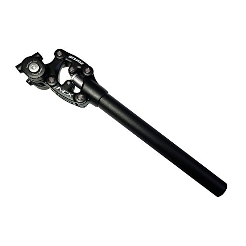 SR Suntour SP12-NCX verende zadelpen, 30,9 x 350 mm, zwart, met afdekking