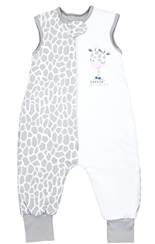 TupTam Baby Uniseks Winterslaapzak met Broekspijps 2.5 Tog, Giraffe, 92-98