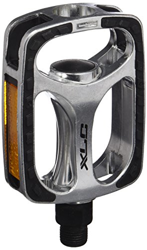 XLC City-/Comfort-pedaal PD-C03, zilver, zwart, één maat