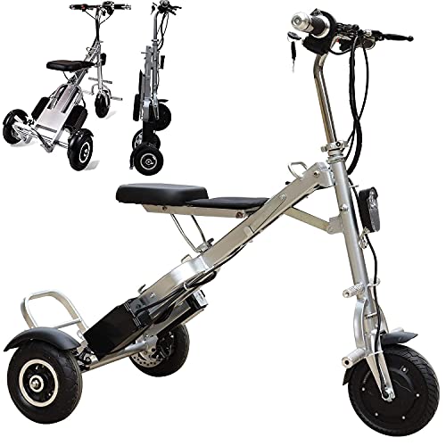 3-wiel Gemotoriseerde Scooter Elektrische Fiets Opvouwbare Elektrische Fiets 250w Elektrische Driewieler Geschikt Voor Outdoor Reizen Oudere Elektrische Rolstoel Mobiele Scooter