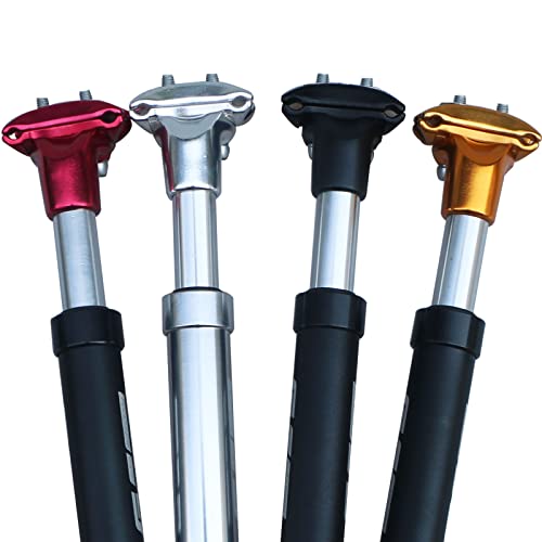 GANOPPER Zadelstang geveerd 33,9 mm fiets zadelpen geveerd 33,9 zadelvering voor pendelen fiets stadsfiets vouwfiets
