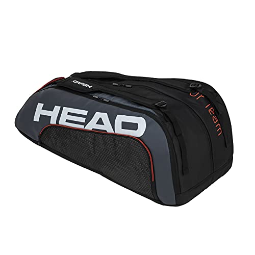 HEAD Unisex's Tour Team 12R Monstercombi tennistas, zwart/grijs, one size
