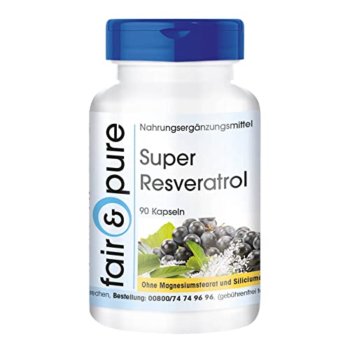 Super Resveratrol met Rutine, OPC en Quercetine, veganistisch, 90 capsules.
