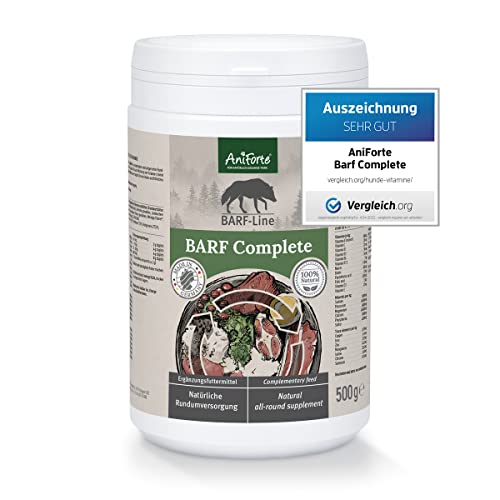 AniForte BARF Compleet 500g - Natuurlijke all-round verzorging voor rauwe voeding, rijk aan vitaminen en mineralen