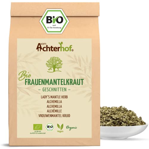 Vrouwenmantel Bio 250g | Vrouwenmantel thee gedroogd en gesneden | van gecontroleerde biologische teelt | natuurlijk - zonder toevoegingen | vom Achterhof