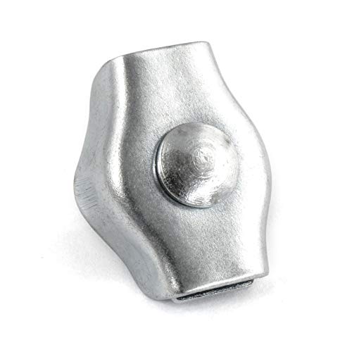 Simplex, 10 x kabelklem, 4 mm, gegalvaniseerd, draadkabelklem, staalkabel, draad, staaldraad, staaldraad