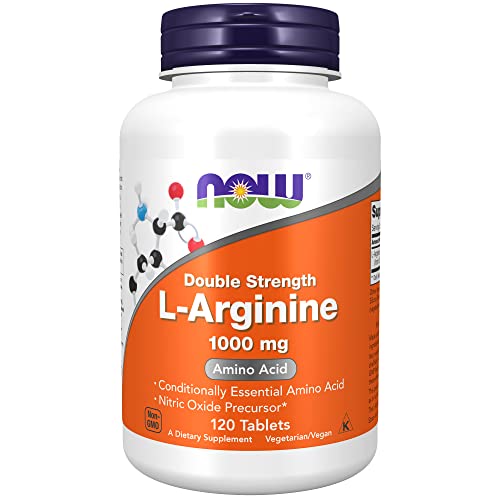 Now Foods L-arginine tablets, 1000 mg, 120-count