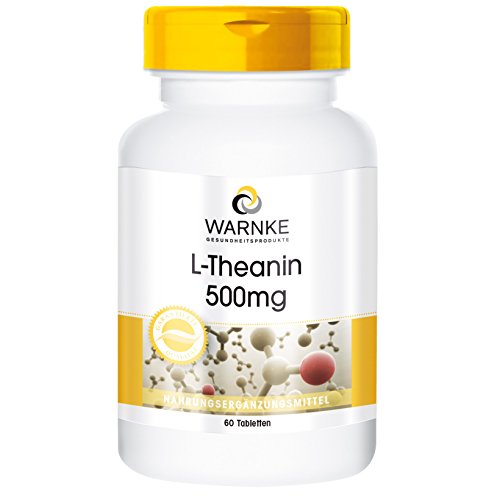 L-Theanine 500mg - hoge dosering & veganistisch - 60 Tabletten - Aminozuur