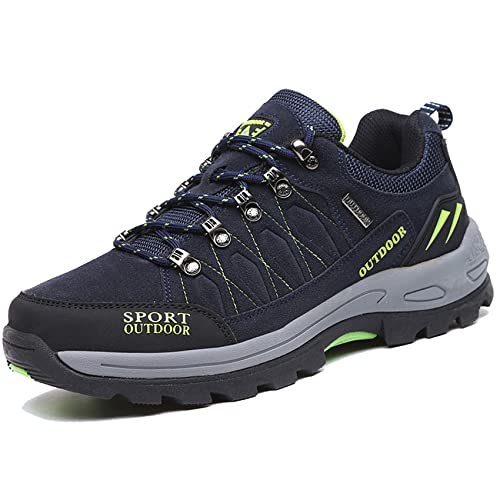 Unitysow Trekking- & Hikingschoenen Heren Dames Laag Stijgende Wandelschoenen Outdoor Light Hikinglaarzen Fitnessschoenen,Blauw,EU43