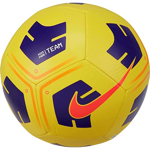 Nike Voetbal Park Team Ball, geel / violet / fel CRIMSON, CU8033-720, 5