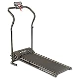 maxVitalis loopband met elektromotor tot 10 km/u | opvouwbaar | draagvermogen tot 120 kg | helder LCD-display met 3 trainingsprogramma's en noodstop