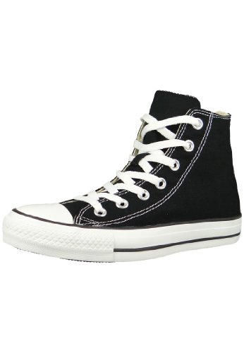 Converse All Star Hi Canvas; hoge basketbalschoenen/sneakers, zwart, 37.5 EU