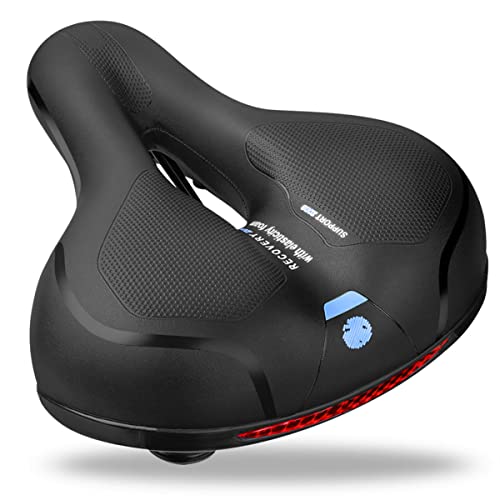 Fietszadel, langzaam rebound traagschuim fietszadel, hol ergonomisch fietszadel, breed tourzadel, waterdicht, ademend MTB-zadel