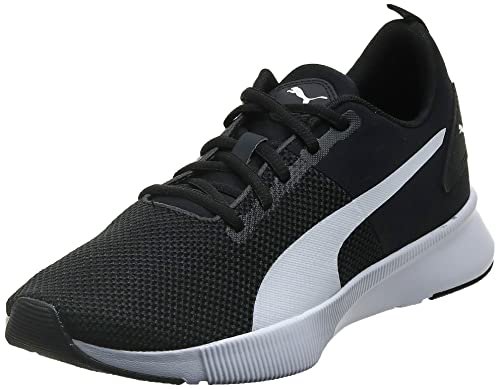 PUMA Unisex Flyer Runner Hardloopschoenen, Zwart Puma Black Puma White, 45 EU