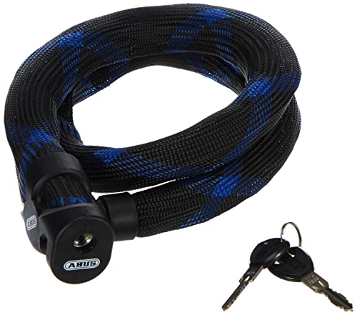 Abus Ivera Steel-O-Flex 7200/85, AB55137 Unisex, Nero, 85 cm
