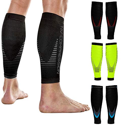 NV Compression Race and Recover voetloze compressiekousen - kuitsteun compressiekousen - voor sporten, hardlopen, fietsen, triatlon, crossfit, gym, tennis