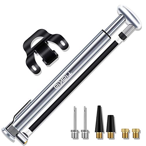 Tiakia Mini-fietspomp, Draagbare Luchtpomp, Bike Pump, 210 PSI, Hoge Druk, Handpomp, Klein en licht, compact, Voor Presta- en Schraderventiel, voor Mountainbikes, Racefietsen, BMX