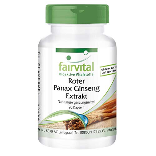 Rode Panax ginseng extract capsules 400mg - HOOG GEDOSEERD - VEGAN - 90 capsules - C. A. Meyer