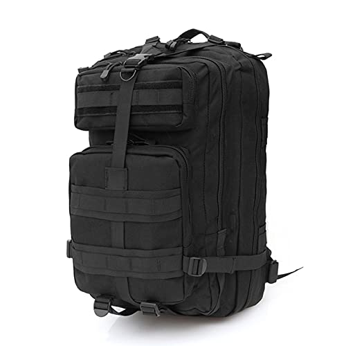 Militaire tactische rugzak Kleine rugzakken Wandeltas Outdoor Trekking Camping Tactical Molle Pack (zwart)