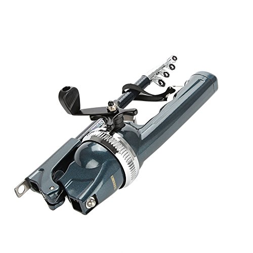 Hengel Reel Combo's, Rvs Draagbare Opvouwbare Telescopische Vissen Pole Met Spinning Reel Kit Hengels En Accessoires