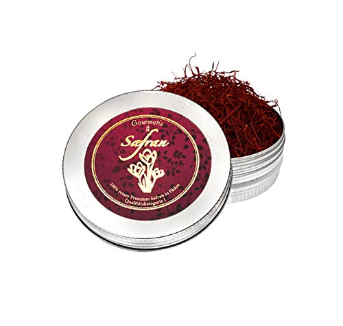 Gourmetia Saffraan, Saffraandraad in Premiumkwaliteit 1 Gram - Categorie I Superior (ISO 3632-2)