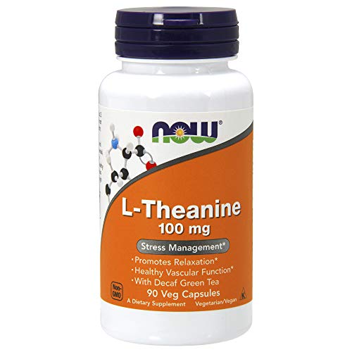 Now Foods - L-Theanine 100mg - 90 veg caps