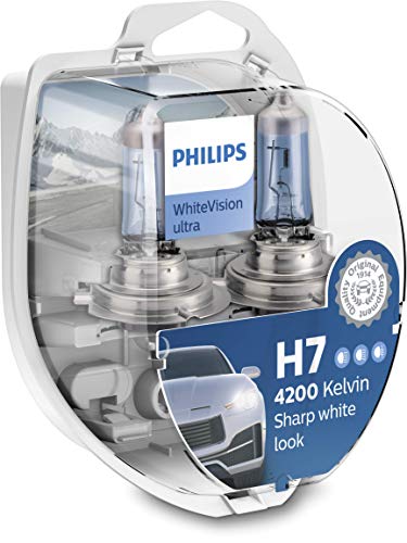 Philips 12972WVUSM WhiteVision ultra Xenon-effect H7 koplamp, 4.200K, dubbele set, 2 stuks