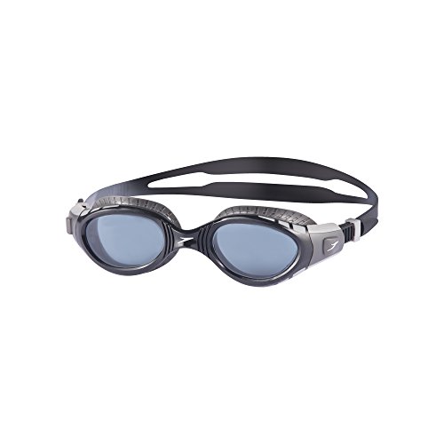 Speedo Dames zwembril Futura Biofuse, zwembril, Cool Grey/Black/Smoke, eenheidsmaat