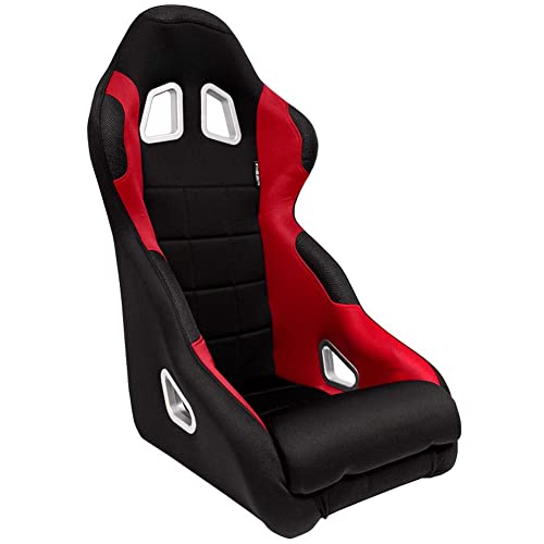 Sportstoel 'K5' - Zwart/Rood - Vaste rugleuning - incl. sledes