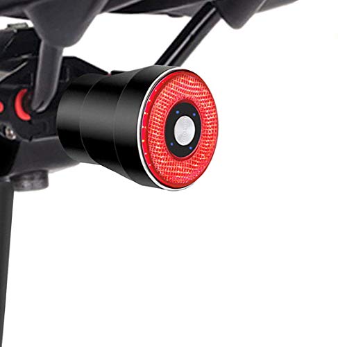 EBUYFIRE ultra heldere slimme fiets achterlicht, USB oplaadbare remdetectie fietslicht, hoge intensiteit achter LED-accessoires past op elke racefietsen. Eenvoudig te installeren voor fietsveiligheid achterlichten