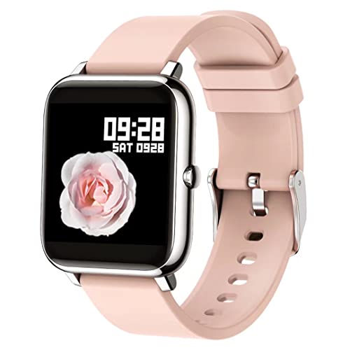Popglory Smartwatch, fitnesstracker met bloeddrukmeting, fitnesshorloge met hartslagmeter, slaapmonitor, IP67-waterdicht, sporthorloge, stappenteller voor Android en iOS smartwatch, voor dames en heren