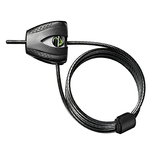 Master Lock Veiligheidskabel met sleutelslot [Verstelbare vergrendelingskabel van 30 cm tot 1,8 m] [Python] 8417EURDPRO - Voor Sportuitrustingen, Gereedschap en Buitenmeubilair