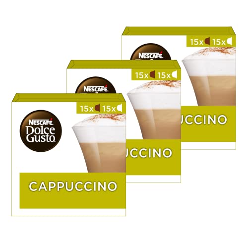 Nescafé Dolce Gusto capsules Cappuccino - voordeelverpakking - 90 koffiecups - geschikt voor 45 koppen koffie - Dolce Gusto cups