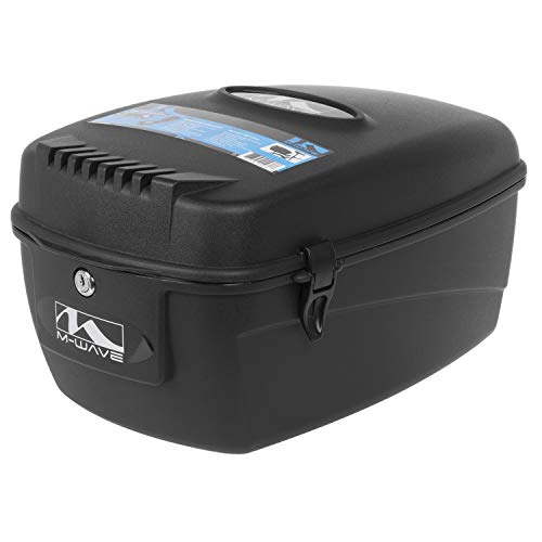 M-Wave Fietskoffer Topcase Amsterdam Box, zwart, 42 x 26 x 21 cm