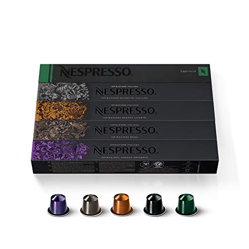 NESPRESSO ORIGINAL, selectie van espresso-koffie, middelgrote tot donkere roosters, 50 koffiecapsules