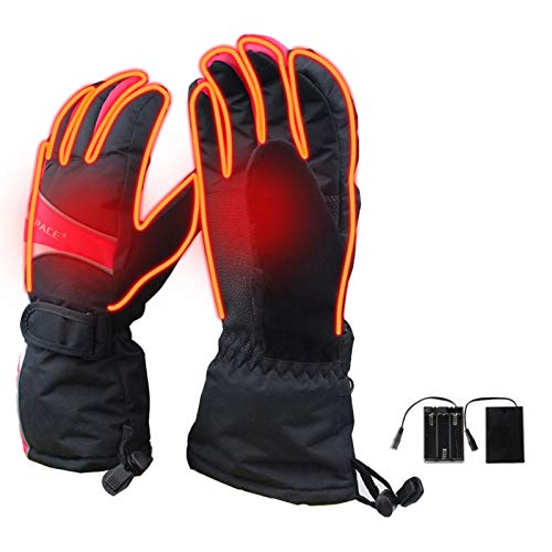 Verwarmingshandschoenen - Koudweerwanten voor dames h - Handschoenen op batterijen Handwarmer voor buitenjacht Motor snowboarden Skiën Eren