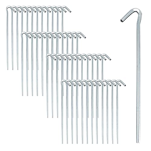 ToCi Tentharingen, verzinkt staal, 25 cm lang, tentharingen, set van 48 stuks