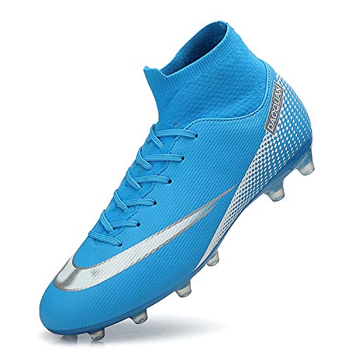 Wowei Voetbalschoenen heren met hoge noppen., T2150 Blauw, 39 EU