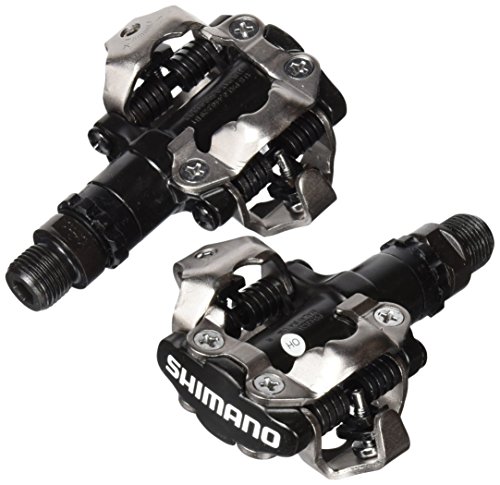 Shimano Pdm520 Fiets-Klikpedalen, Zwart, Spd-Systeem, Met Platen