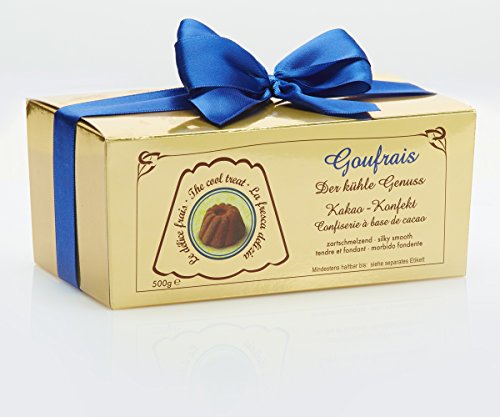 Goufrais Chocolade cacao zoetwaren fijnste tulband bonbons chocolade cadeauset truffel cacacao zoetwaren bonbons doos 500 g